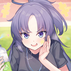 This is a pixiv picture whose title is 間接キスと直接キスどっちがいいですか？.