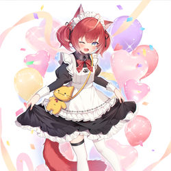 This is a pixiv picture whose title is 『赤見かるび POPUPストア2023』キービジュアルイラスト.