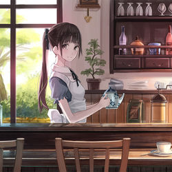 This is a pixiv picture whose title is ❖『午後のひと時』オリジナル画集セット❖.