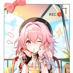 This is a pixiv picture whose title is 三月七.
