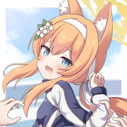 This is a pixiv picture whose title is 体操服マリー.