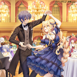 This is a pixiv picture whose title is 【9.12】六喰の誕生日舞踏会.