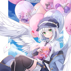 This is a pixiv picture whose title is バルーンメッセージ.