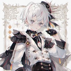 This is a pixiv picture whose title is Diamond ♦︎ 🃁🂠.