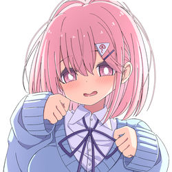 This is a pixiv picture whose title is カーディガン幽々子.