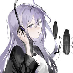This is a pixiv picture whose title is 👾.