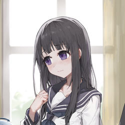 This is a pixiv picture whose title is day75 千反田える.