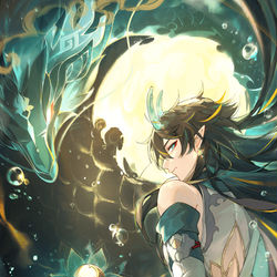 This is a pixiv picture whose title is 丹恒.