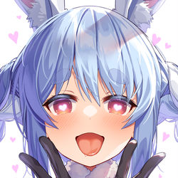 This is a pixiv picture whose title is 舌出しハート目の実装ありがとうございます！.