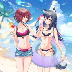 This is a pixiv picture whose title is 夏のエクテキ.