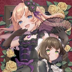 This is a pixiv picture whose title is リトル・プリンセスといじわるお嬢【ユメステ】.