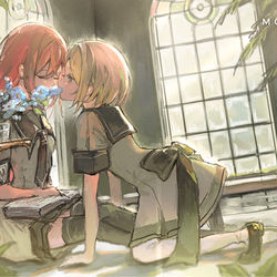 This is a pixiv picture whose title is 秘密の花園.