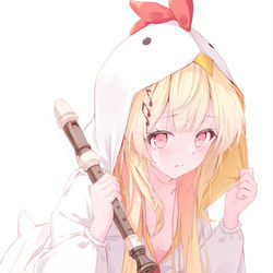 This is a pixiv picture whose title is ニワトリかなで.