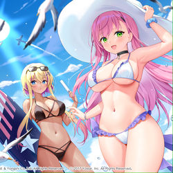 This is a pixiv picture whose title is アズールレーン6周年記念イラスト.