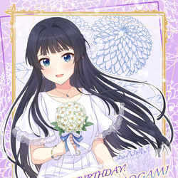 This is a pixiv picture whose title is 最上静香ちゃん　お誕生日おめでとうございます.