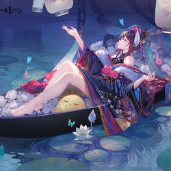 This is a pixiv picture whose title is 夜色.