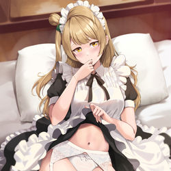 This is a pixiv picture whose title is Maid's Special Service.