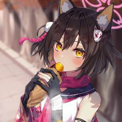 This is a pixiv picture whose title is 【二次創作】久田イズナ.