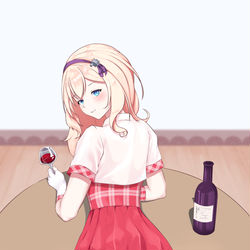 This is a pixiv picture whose title is 利安得 - 黑丝盛酒.