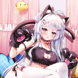 This is a pixiv picture whose title is NYA.
