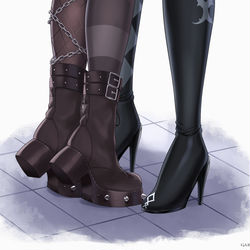 This is a pixiv picture whose title is Height Gap.