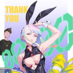 This is a pixiv picture whose title is 推特庆祝和边缘行者一周年.