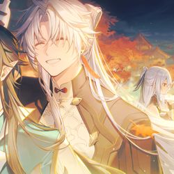 This is a pixiv picture whose title is 五騎士.