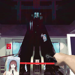 This is a pixiv picture whose title is 神出忌没.