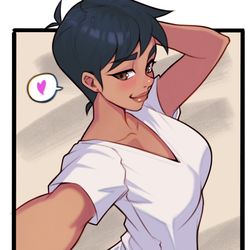This is a pixiv picture whose title is Selfie.