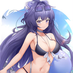 This is a pixiv picture whose title is 泳装芽衣.