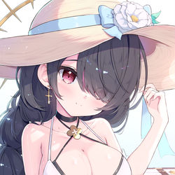 This is a pixiv picture whose title is 水着ヒナタ.