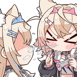 This is a pixiv picture whose title is Sneeze!.