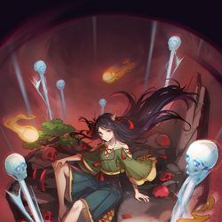 This is a pixiv picture whose title is 日白残無.