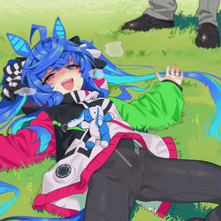 This is a pixiv picture whose title is 大逃げ後.