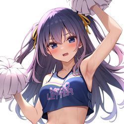 This is a pixiv picture whose title is チアガールのらくがきちゃん.