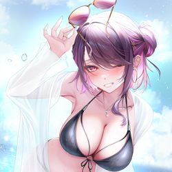 This is a pixiv picture whose title is 夏の幻.