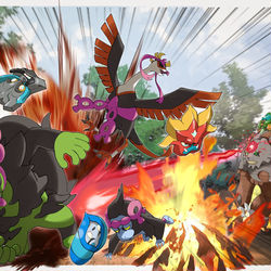 This is a pixiv picture whose title is ガチの鬼.