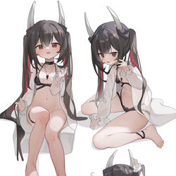 This is a pixiv picture whose title is 初月 suki  >w<~~.