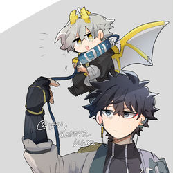 This is a pixiv picture whose title is 丹穹　竜化ログ2.