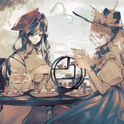 This is a pixiv picture whose title is Chinese Afternoon Tea..