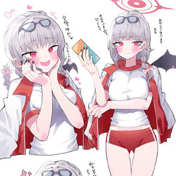 This is a pixiv picture whose title is ハルナと屋台巡りしたい.