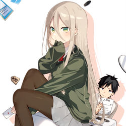 This is a pixiv picture whose title is 攻略できない峰内さん.