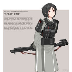 This is a pixiv picture whose title is "Spearhead".