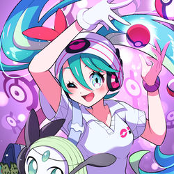 This is a pixiv picture whose title is エスパーミク.