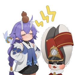 This is a pixiv picture whose title is 白露とパムくん.