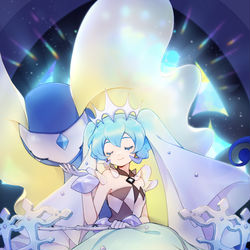 This is a pixiv picture whose title is ポケミク1.