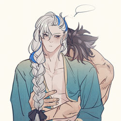 This is a pixiv picture whose title is I love the smell of you.