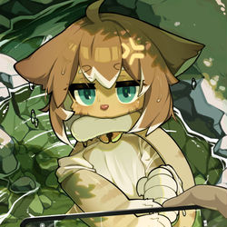 This is a pixiv picture whose title is 呆喵.