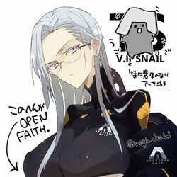 This is a pixiv picture whose title is 【AC6 後天性TSスネイル】.