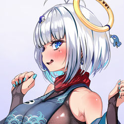 This is a pixiv picture whose title is 龍涎にこみ　ぴらっ💕.